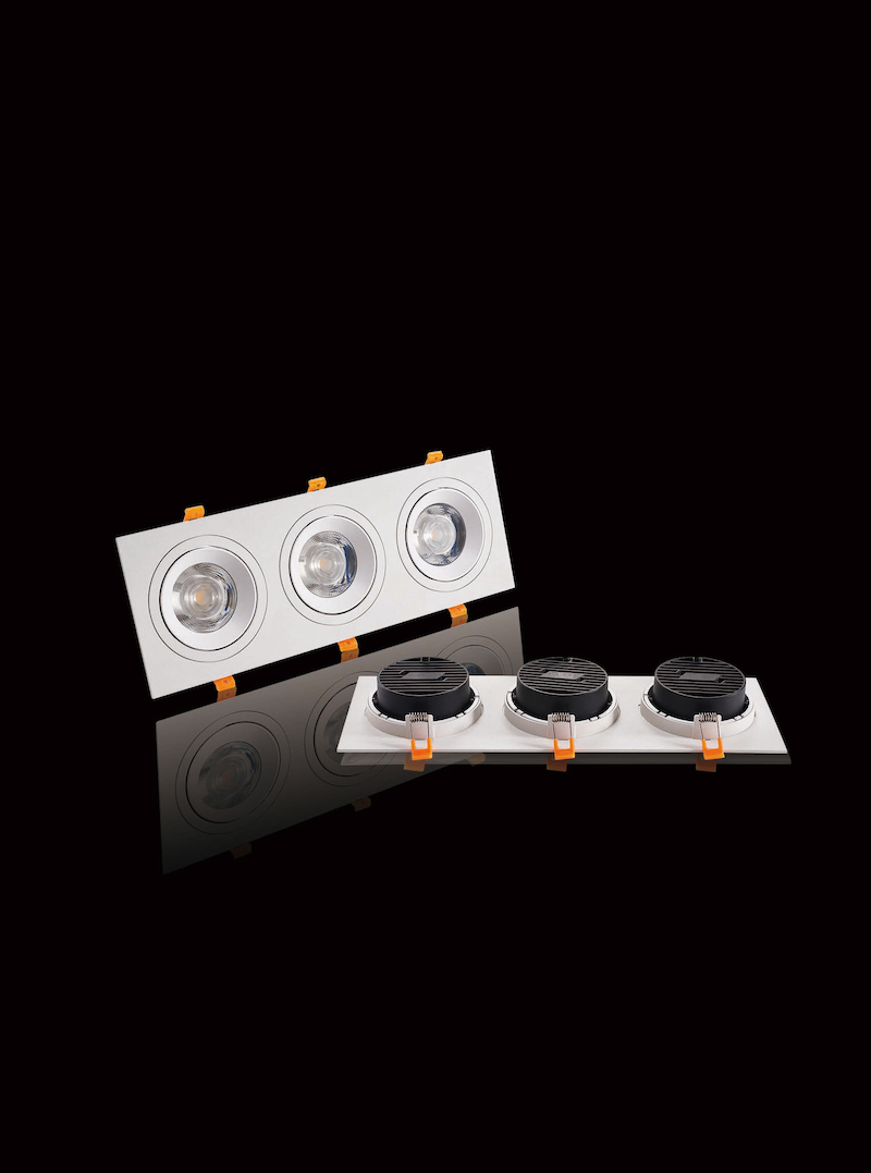 Led Downlight Triple-Head